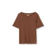 Mads Nørgaard Brun Tence Morty Topp & T-Shirt Brown, Dam