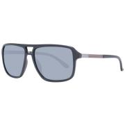 Guess Svarta herrsolglasögon Aviator-stil Black, Herr