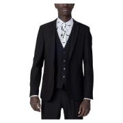 Antony Morato Slim Fit Herr Kavaj Vår/Sommar Black, Herr