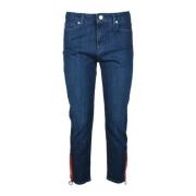 Love Moschino Stiliga Jeans med Bomull och Elastan Blue, Dam