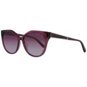 Guess Lila Cat Eye Solglasögon Gradient Linser Purple, Dam