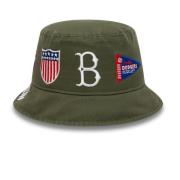 New Era MLB Coops Bucket Hat White Green, Unisex