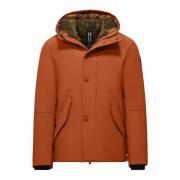 BomBoogie Eco-Fur Parka Jacka Orange, Herr