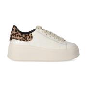 ASH Animalier Pony Hair Sneaker White, Dam