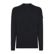 Peuterey Mäns Itokawa Crewneck Sweater Blue, Herr