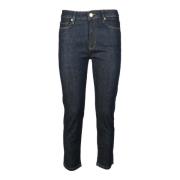 Love Moschino Stiliga Jeans med Bomullsblandning Blue, Dam