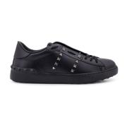 Valentino Garavani Studded Läder Sneakers Black, Herr