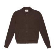 Bally Ullcardigan med dragkedja Brown, Dam