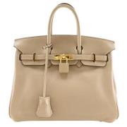 Hermès Vintage Pre-owned Laeder handvskor Beige, Dam