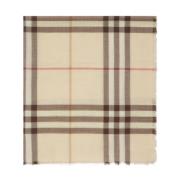 Burberry Rosa Giant Check Ullhalsduk Multicolor, Dam