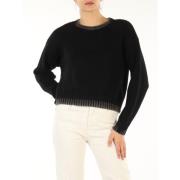 Replay Bomull Crewneck Sweater Black, Dam