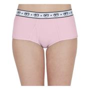 Chiara Ferragni Collection Tvåfärgade Culottes Briefs med Logoed Band ...