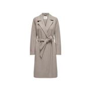 Only Life Wrap Coat Brown, Dam