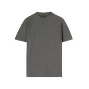 Loro Piana Mjuk Grå Bomull Jersey T-shirt Gray, Herr