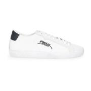 Diesel Stiliga låga topp sneakers White, Herr