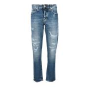 Cycle Denim Stretch Jeans Blue, Herr