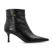 Tory Burch Läder ankelboots Black, Dam