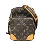 Louis Vuitton Vintage Pre-owned Canvas axelremsvskor Brown, Dam