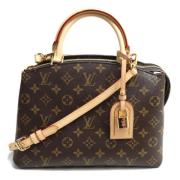 Louis Vuitton Vintage Pre-owned Canvas axelremsvskor Brown, Dam