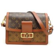 Louis Vuitton Vintage Pre-owned Canvas axelremsvskor Brown, Dam