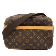 Louis Vuitton Vintage Pre-owned Canvas axelremsvskor Brown, Dam