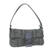 Fendi Vintage Pre-owned Canvas fendi-vskor Gray, Dam