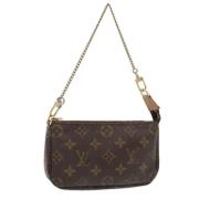 Louis Vuitton Vintage Pre-owned Canvas kuvertvskor Brown, Dam