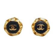 Chanel Vintage Pre-owned Metall chanel-smycken Yellow, Dam