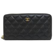 Chanel Vintage Pre-owned Laeder plnbcker Black, Dam