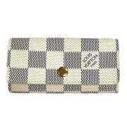 Louis Vuitton Vintage Pre-owned Canvas nyckelhllare White, Dam