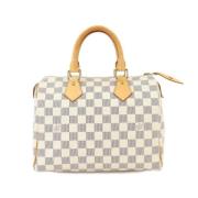 Louis Vuitton Vintage Pre-owned Tyg handvskor White, Dam