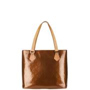 Louis Vuitton Vintage Pre-owned Laeder totevskor Brown, Dam