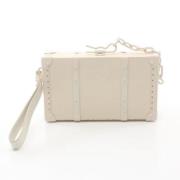 Louis Vuitton Vintage Pre-owned Canvas kuvertvskor White, Dam