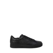 Emporio Armani EA7 Svarta polyeten sneakers Black, Herr