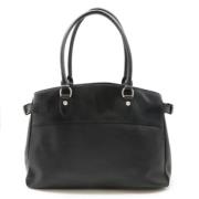 Louis Vuitton Vintage Pre-owned Laeder axelremsvskor Black, Dam