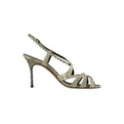 Manolo Blahnik Pre-owned Pre-owned Laeder klackskor Multicolor, Dam