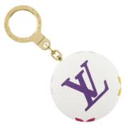 Louis Vuitton Vintage Pre-owned Tyg nyckelhllare White, Dam