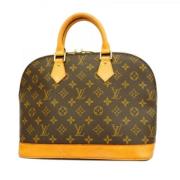 Louis Vuitton Vintage Pre-owned Tyg handvskor Brown, Dam