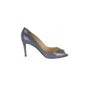 Christian Louboutin Pre-owned Pre-owned Laeder klackskor Gray, Dam