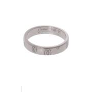 Cartier Vintage Pre-owned Vitt guld ringar Gray, Dam