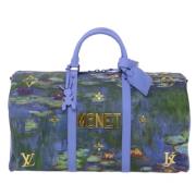 Louis Vuitton Vintage Pre-owned Laeder handvskor Blue, Dam