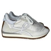 Loewe Pre-owned Pre-owned Polyester sneakers White, Dam