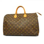 Louis Vuitton Vintage Pre-owned Tyg handvskor Brown, Dam