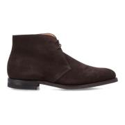 Crockett & Jones Mörkbruna Chukka Boots Brown, Herr