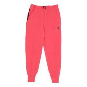 Nike Tech Fleck Mid-Rise Jogger Byxor Pink, Dam