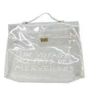 Hermès Vintage Pre-owned Vinyl handvskor White, Dam