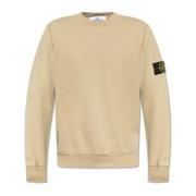 Stone Island Tröja med logotyp Beige, Herr