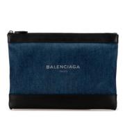 Balenciaga Vintage Pre-owned Laeder kuvertvskor Black, Dam