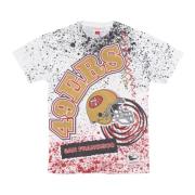 Mitchell & Ness NFL Team Burst Tee Vit Multicolor, Herr