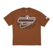 Nike Dans Oversized Tee Lt British Tan Brown, Dam